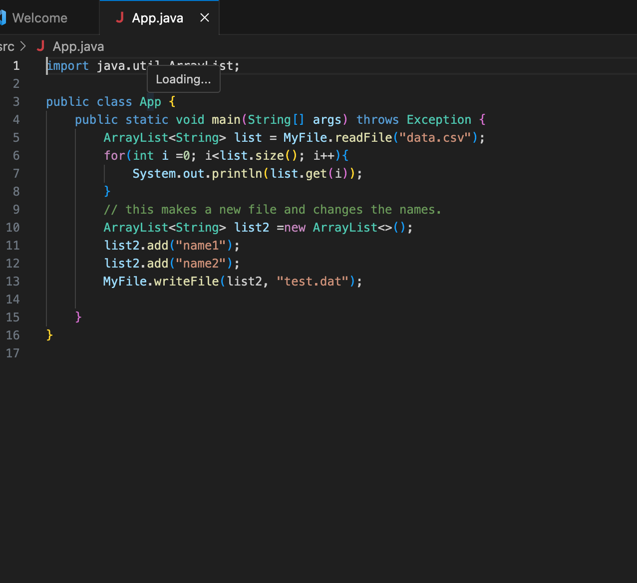 Solved Zip your whole project folder not just the scc folder | Chegg.com