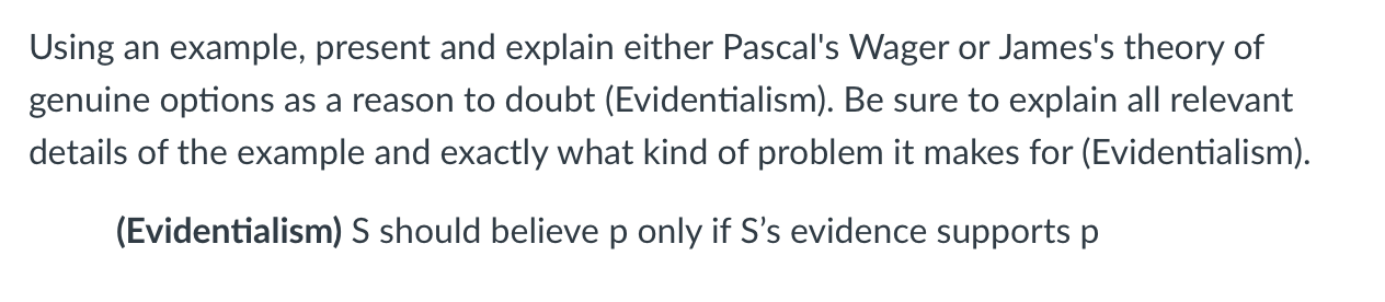 Solved Using an example, present and explain either Pascal's | Chegg.com