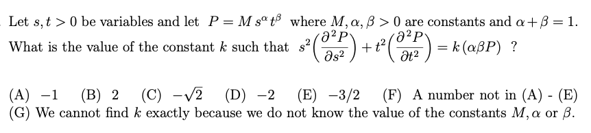 Solved Let St 0 Be Variables And Let P M Sa To Where Chegg Com