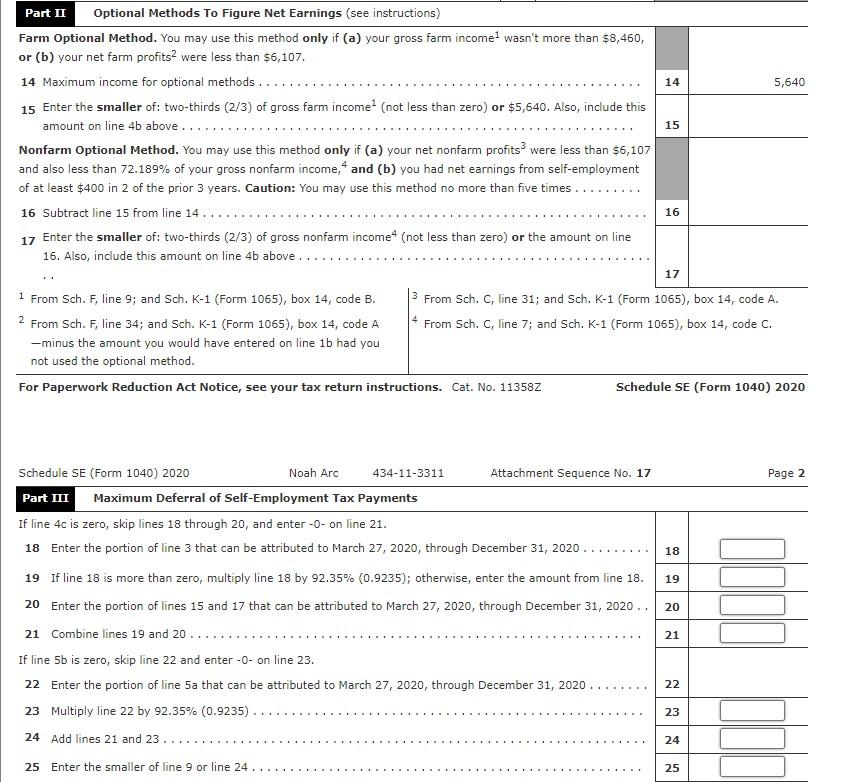 Comprehensive Problem 1 - Part 2: Schedule C, | Chegg.com