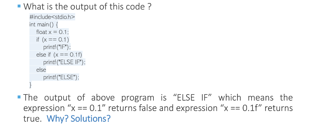 Solved - What is the output of this code? \#include int main | Chegg.com