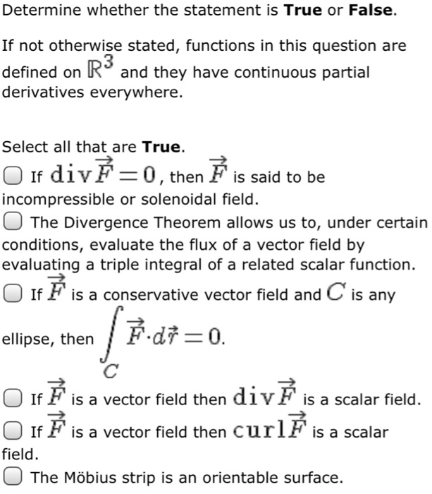 Solved Determine whether the statement is True or False. If | Chegg.com