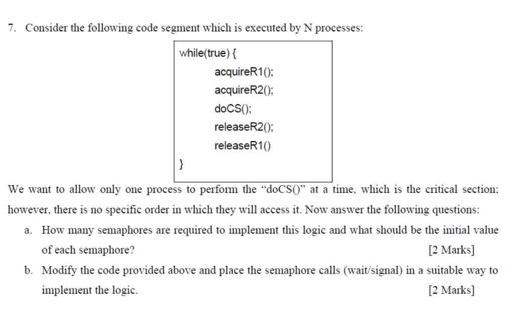 Solved 7. Consider the following code segment which is | Chegg.com