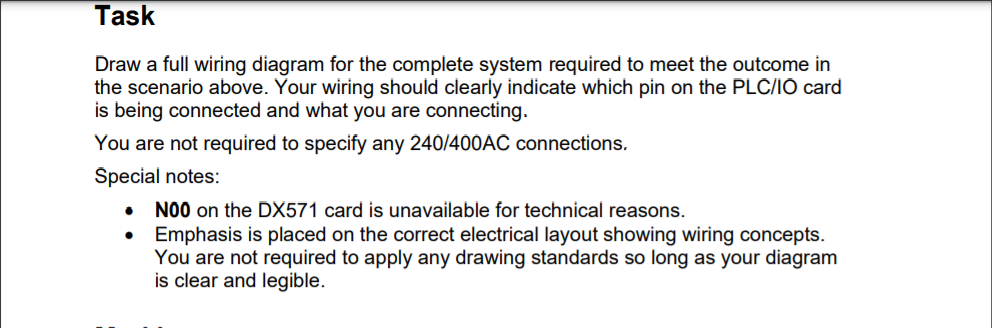 Scenario You have been tasked with developing a PLC | Chegg.com