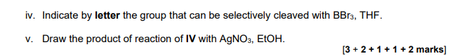 Solved 3. Consider the compound IV below with eight (8) | Chegg.com