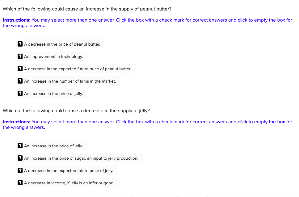 Solved Which of the following could cause an increase in the | Chegg.com