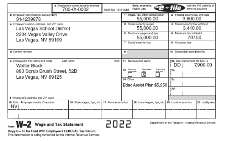 Required: Complete the Black’s federal tax return for | Chegg.com