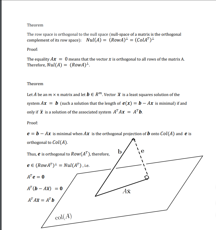 Choose one below 1.solve the equation Ax b Ax b Chegg