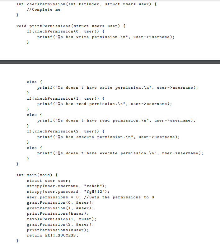 Solved 1. Consider the struct user used in the lecture and | Chegg.com