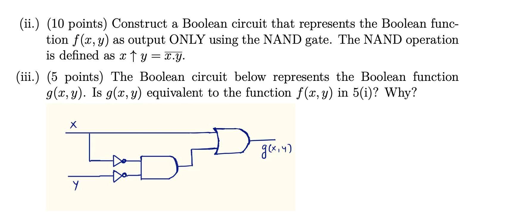 Solved 5. (20 points) (i.) (5 points) Write a function | Chegg.com
