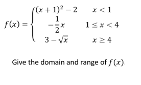 Solved f(x)={(x+1)2-2,x