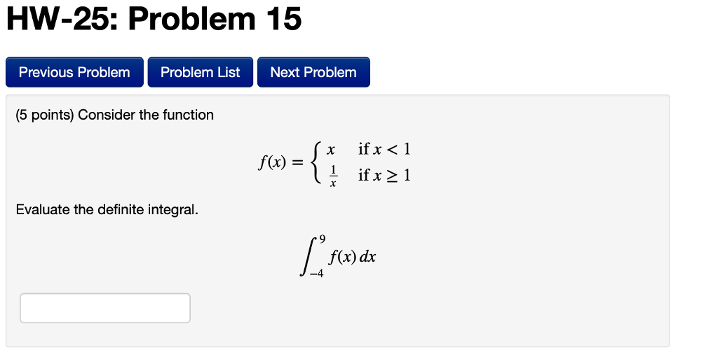 Solved HW-25: Problem 15 Previous Problem Problem List Next | Chegg.com