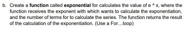 Solved C++ Looping and Exponential Functions Project I'm | Chegg.com