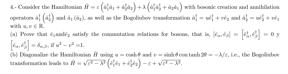 Solved Solve The Following Quantum Mechanics Problem, | Chegg.com