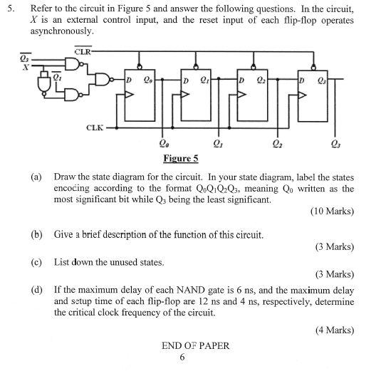 Solved 5. Refer to the circuit in Figure 5 and answer the | Chegg.com