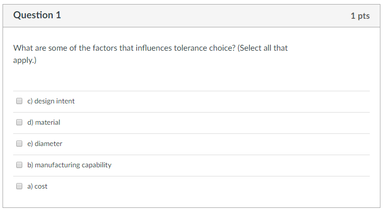 Solved Question 1 1 pts What are some of the factors that | Chegg.com