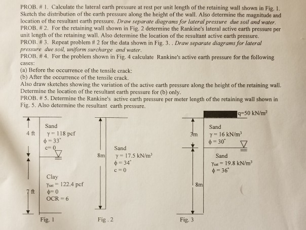 Lateral Earth Pressure Example