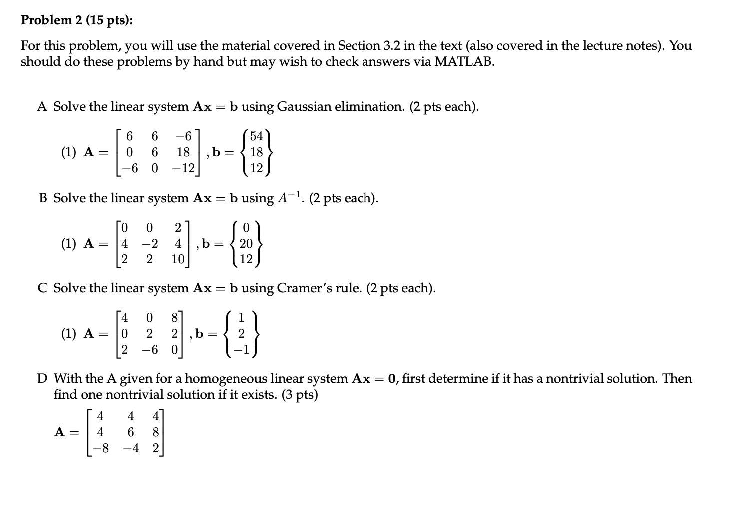 Solved Problem 2 (15 Pts): For This Problem, You Will Use | Chegg.com