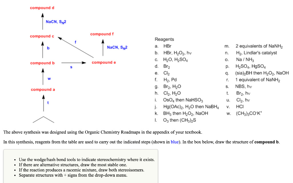 Solved M N O 5 P 9 Reagents A Hbr B Hbr H2o2 H Chegg Com