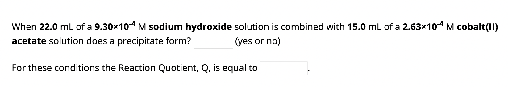 Solved When 22.0 mL of a 9.30×10−4M sodium hydroxide | Chegg.com