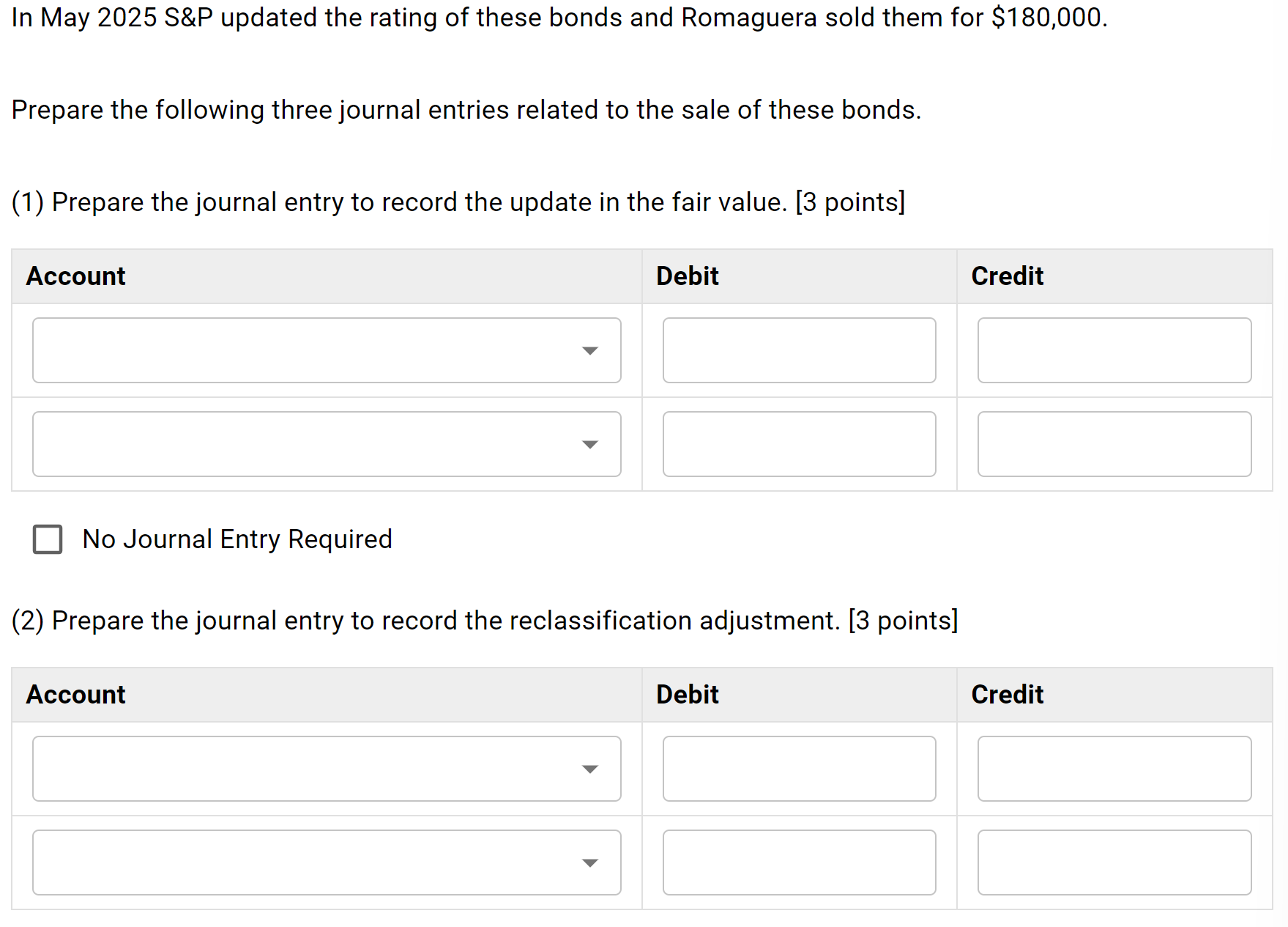 Solved In May 2025 S\&P updated the rating of these bonds