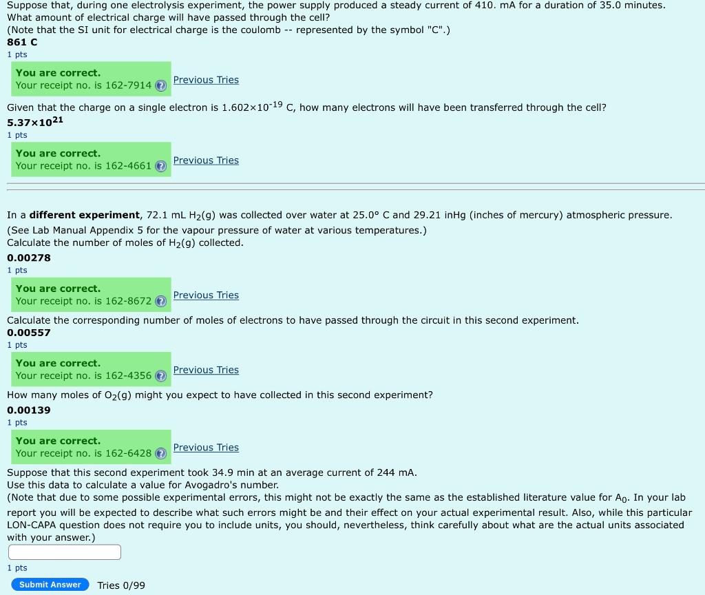 solved-suppose-that-during-one-electrolysis-experiment-the-chegg