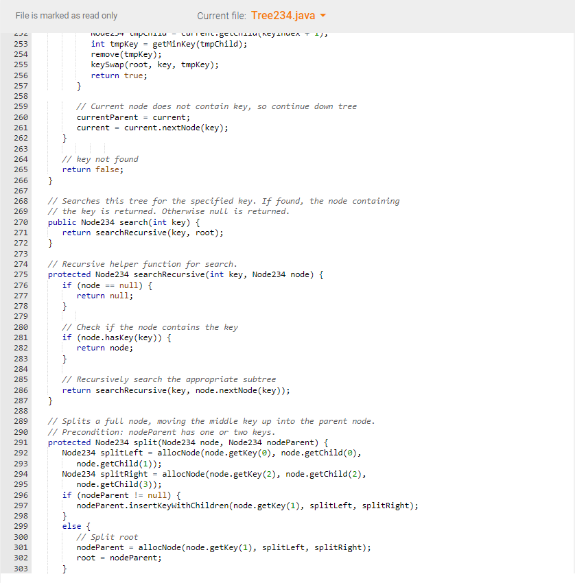 Solved In this lab, the Tree234 class is extended to support | Chegg.com