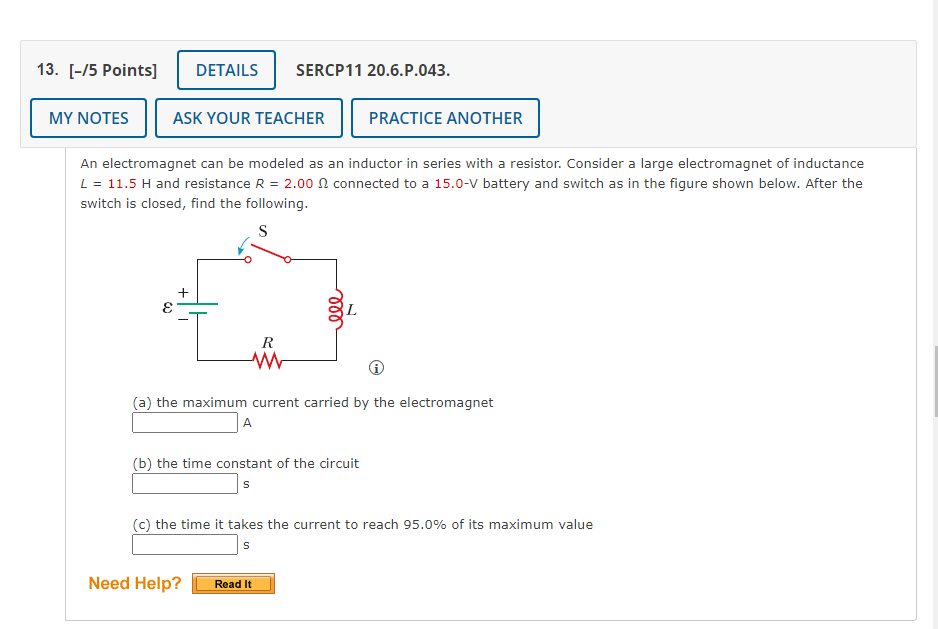 Solved An can be modeled as an inductor in
