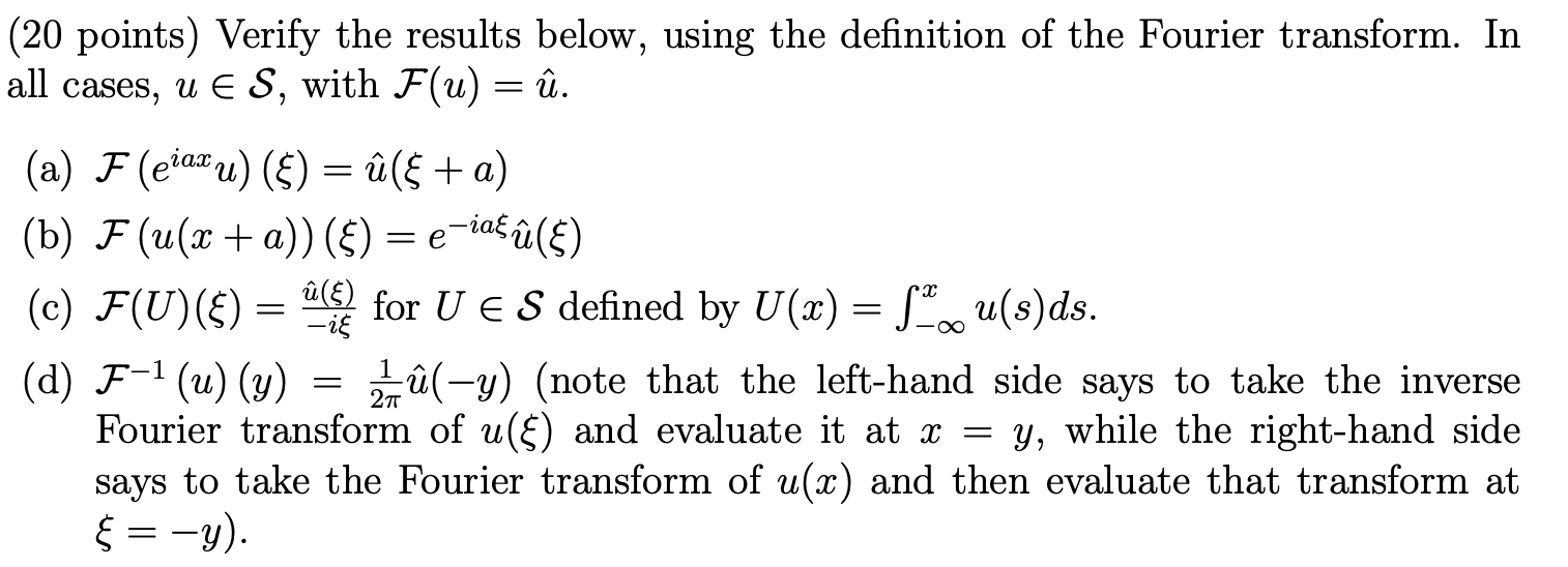 Solved Points Verify The Results Below Using The De Chegg Com