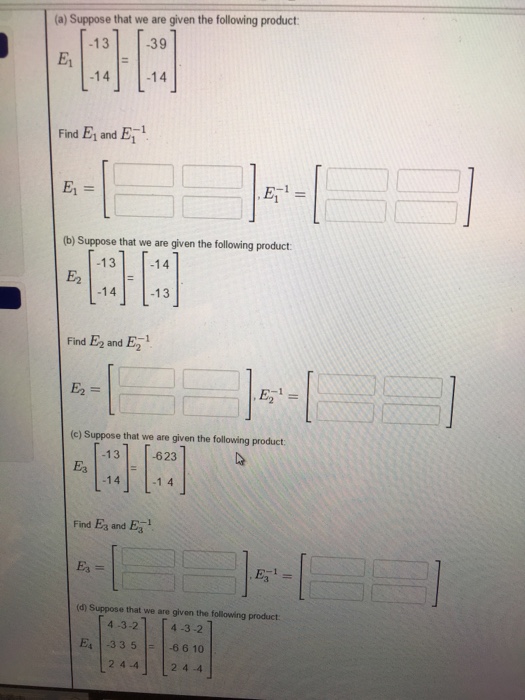 Solved (a) Suppose that we are given the following product | Chegg.com