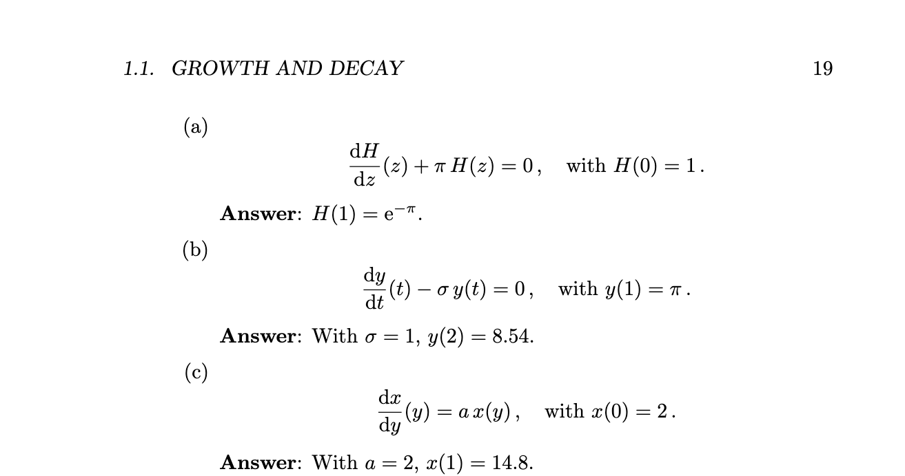 Solved These are some basic exercises to help develop and | Chegg.com