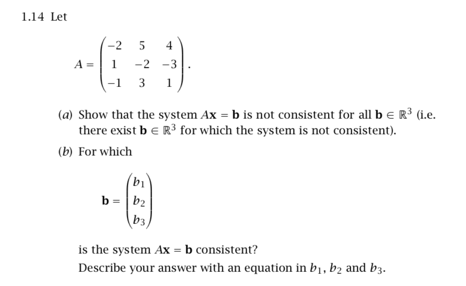 Ax B Consistent
