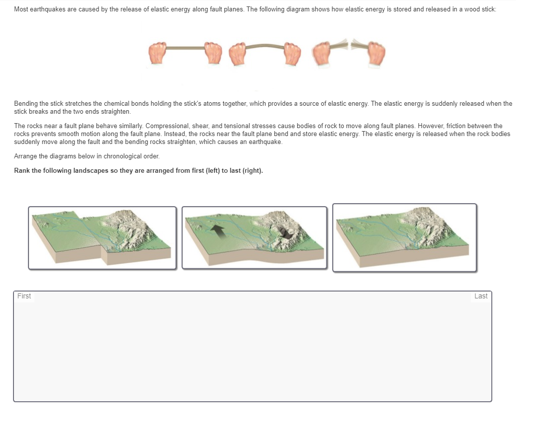 Solved Most Earthquakes Are Caused By The Release Of Elastic | Chegg.com