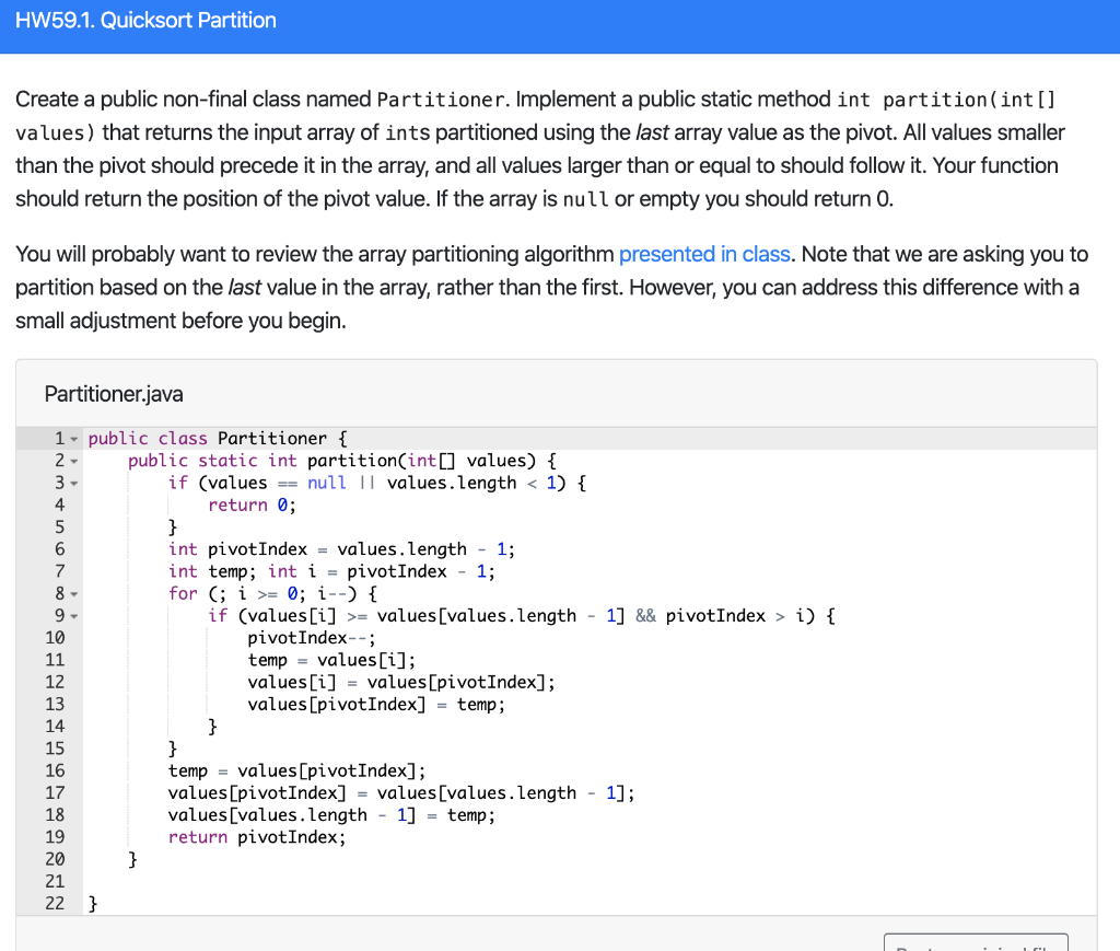 solved-hw60-1-array-quicksortyou-ve-done-partition-so