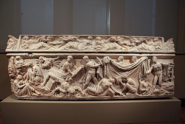 sarcophagus with the myth of orestes