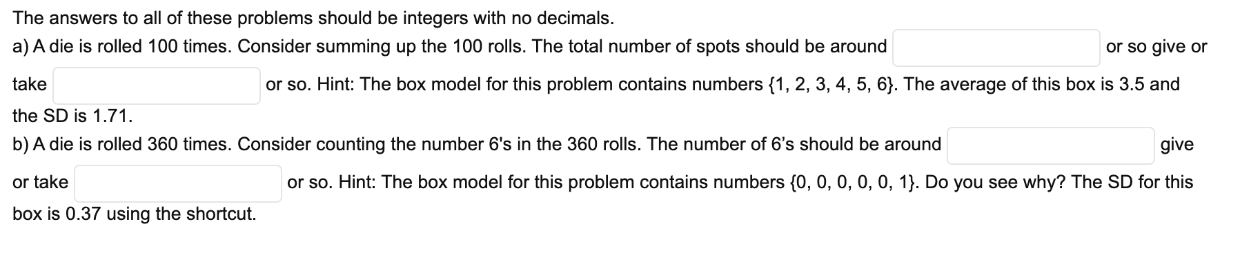 Solved The answers to all of these problems should be | Chegg.com