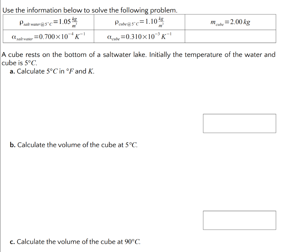 Solved Use The Information Below To Solve The Following P Chegg Com