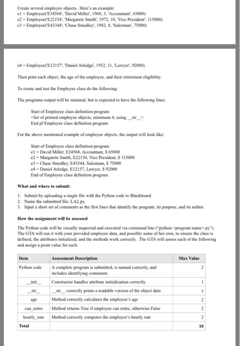 Solved In this assignment you are asked to write a Python | Chegg.com