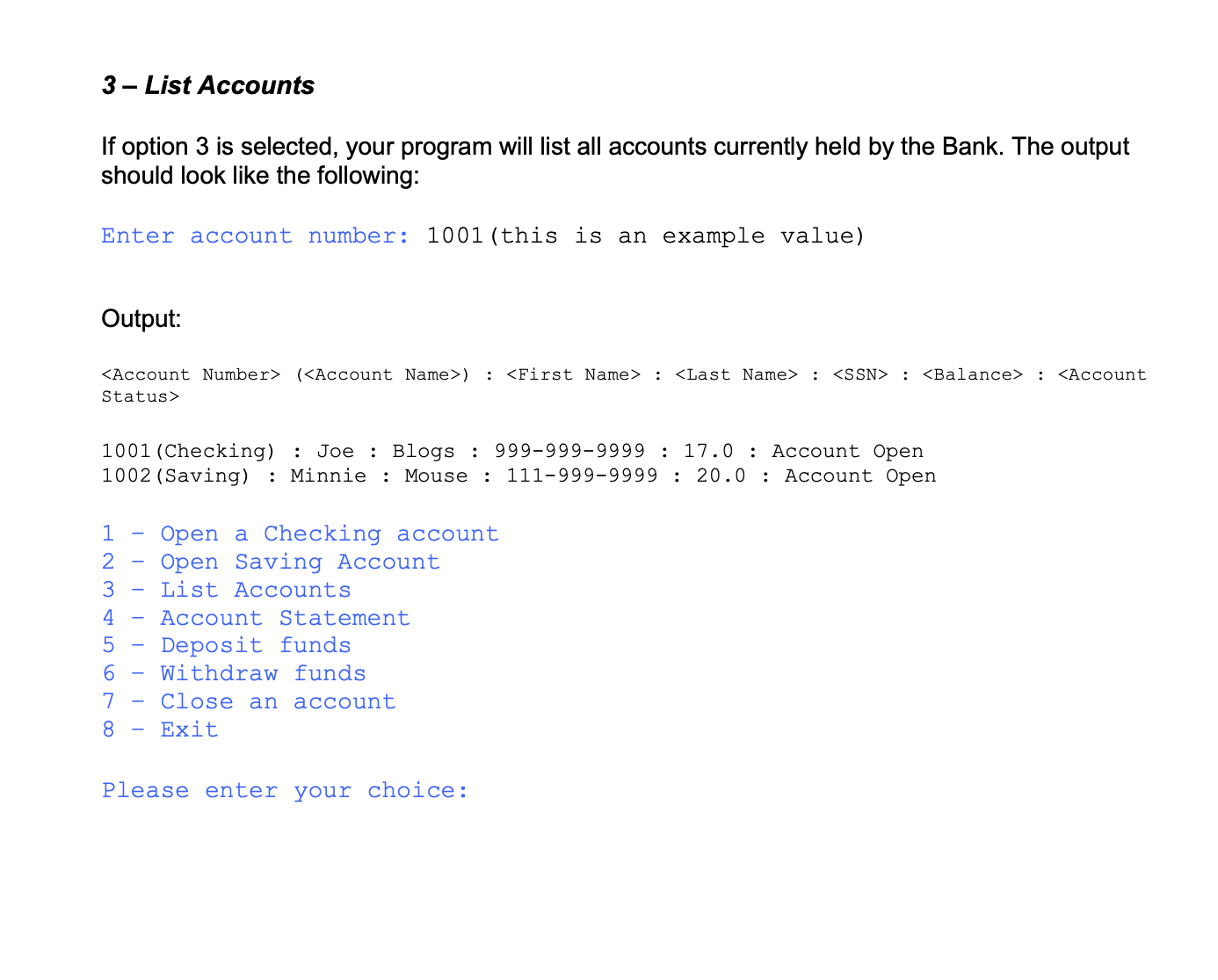 Solved When executed, you should display Java programs of | Chegg.com