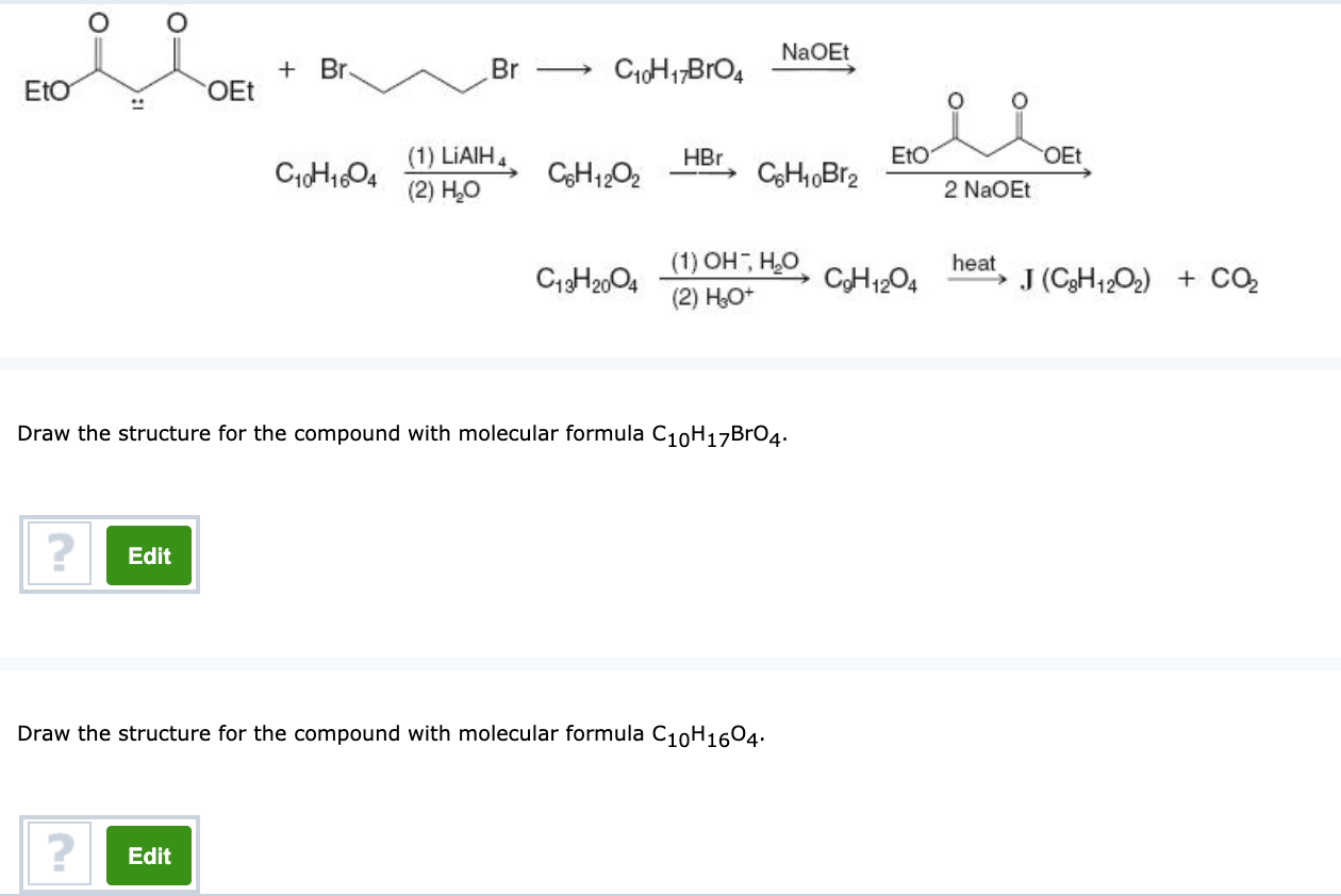 Solved Problem 18 29 Compound J A Compound With Chegg Com