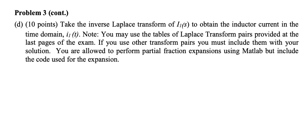Solved Problem 3. (40 points) In the circuit shown below, | Chegg.com