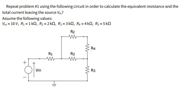 Solved Calculate the equivalent resistance of the following | Chegg.com