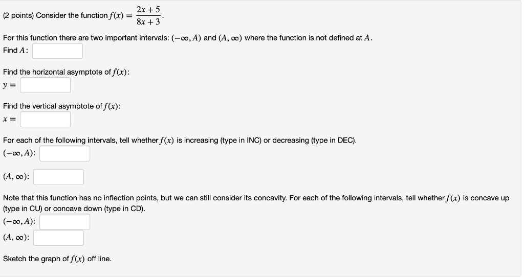 solved-2-points-consider-the-function-f-x-2x-5-8x-3-chegg