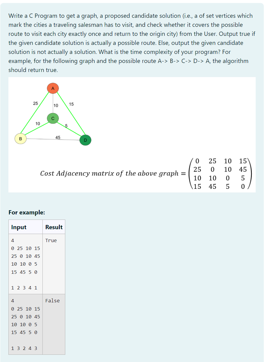 Solved Write a C program to get the result in the example | Chegg.com