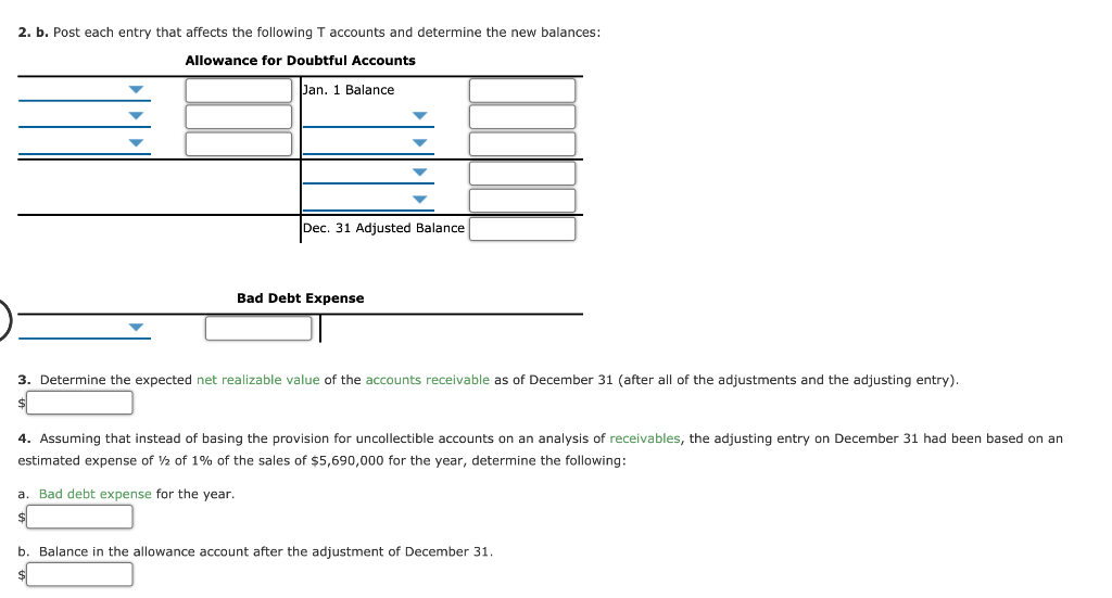 Solved Allowance method entries The following transactions | Chegg.com