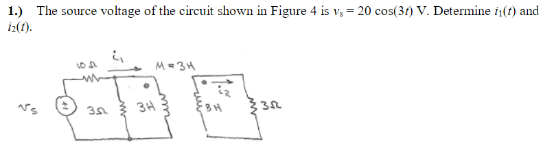 Solved The source voltage of the circuit shown in Figure 4 | Chegg.com