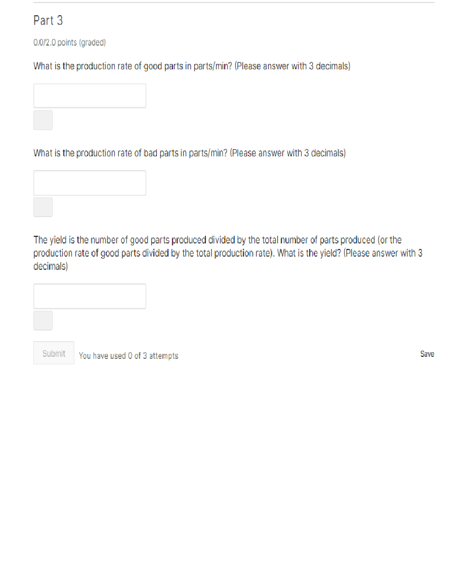 Solved I need answers for PART 3! I have a deadline by today | Chegg.com
