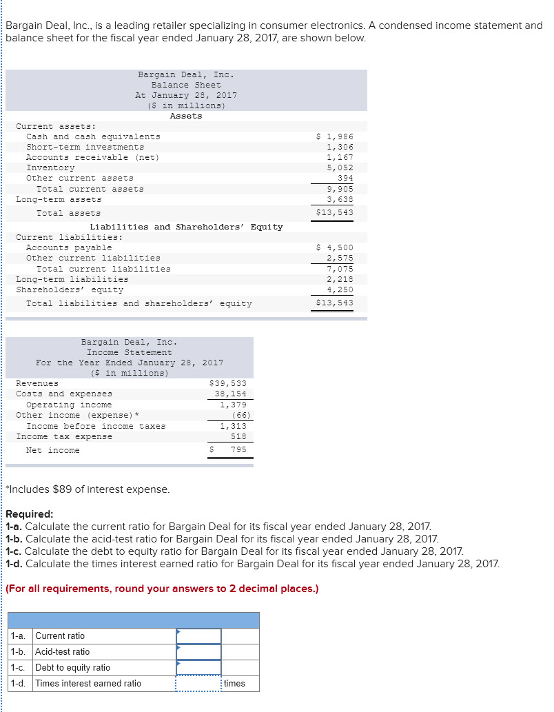 solved-bargain-deal-inc-is-a-leading-retailer-chegg