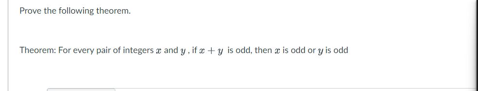 Solved Prove The Following Theorem. Theorem: For Every Pair | Chegg.com