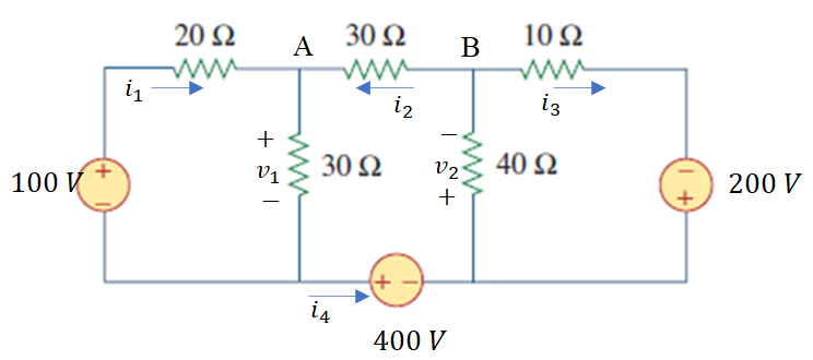 Solved For the circuit shown in Figure 1 below, answer the | Chegg.com